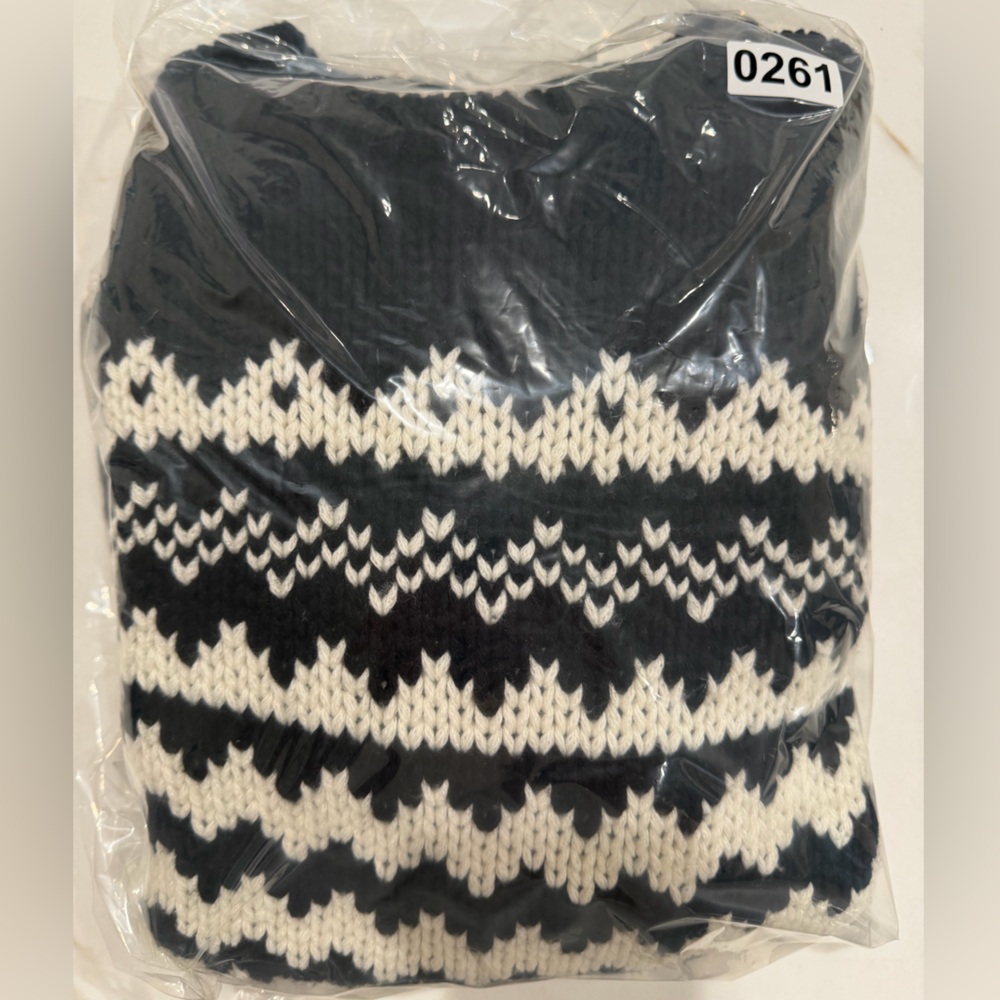 Velvet by Graham & Spencer Women's Maywood Chunky Fair Isle Sweater M - Picture 12 of 12